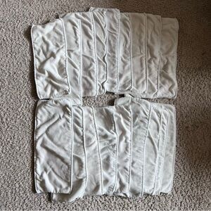 Lot of 18 homemade cloth diaper inserts + 4 workhorse inserts